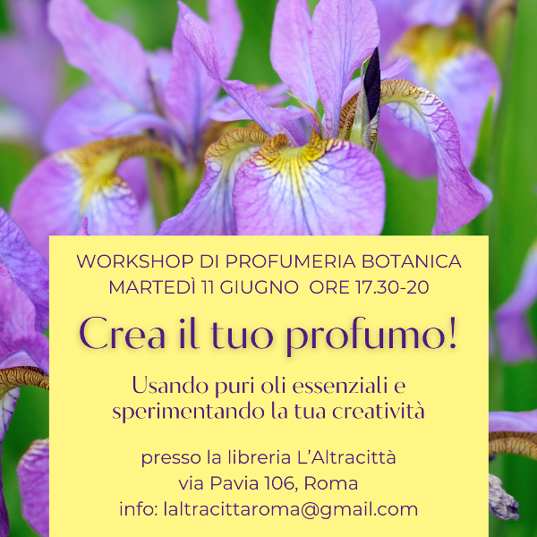 Roma giugno 2024 profumeria botanica aromaterapia