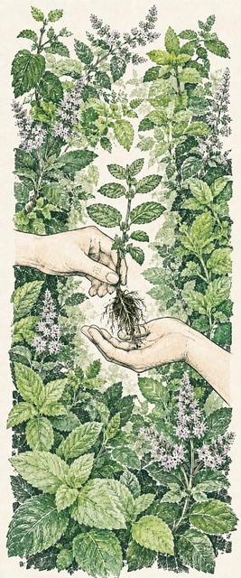 mitcham olio essenziale di menta piperita